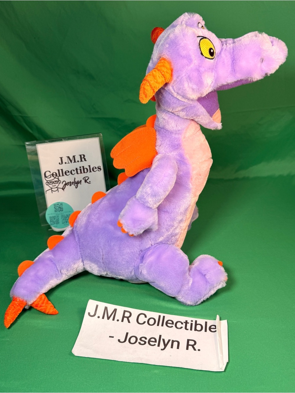 Disney Parks Figment 14" Epcot Purple Dragon Plush (Pre-owned)